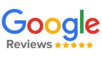 Google Reviews logo with five stars